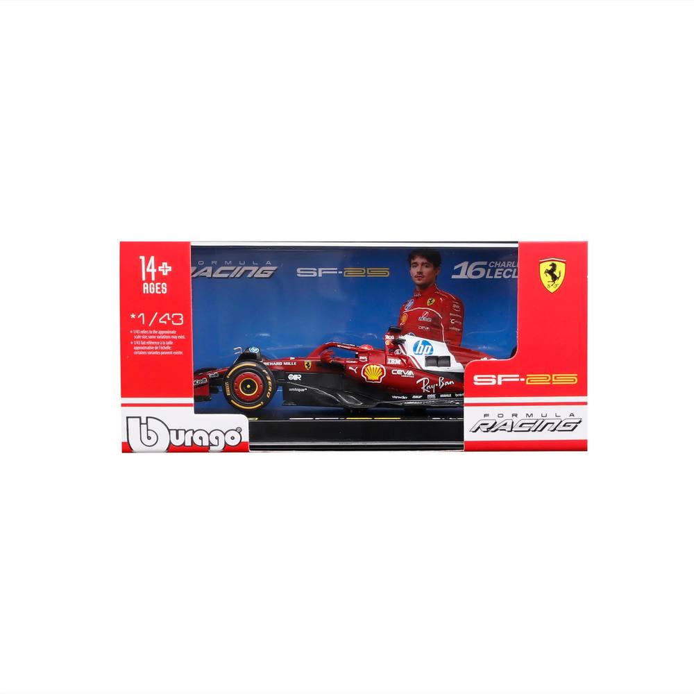 1:43 F1 Ferrari SF-25 2025 Leclerc With Helmet_6