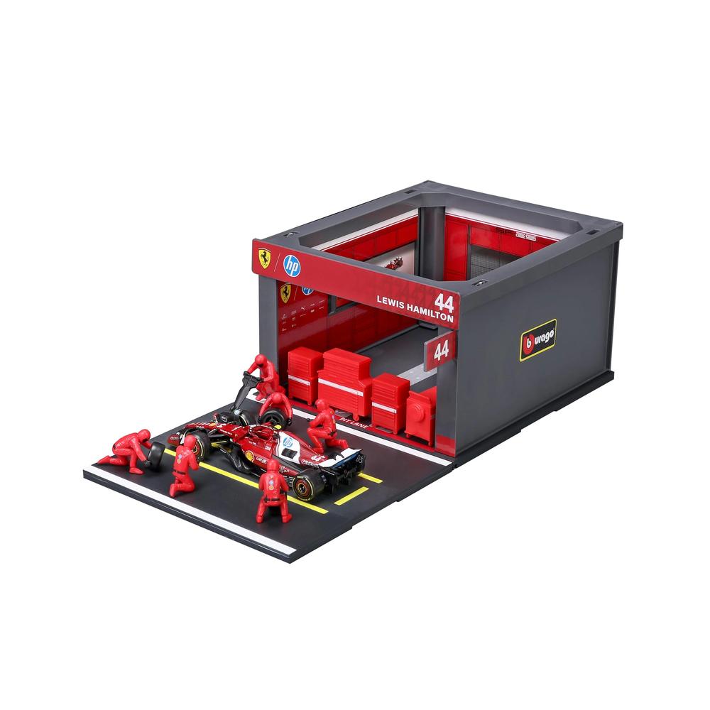 1:43 F1 Ferrari SF-25 2025 Pit Pass Diorama Hamilton_2
