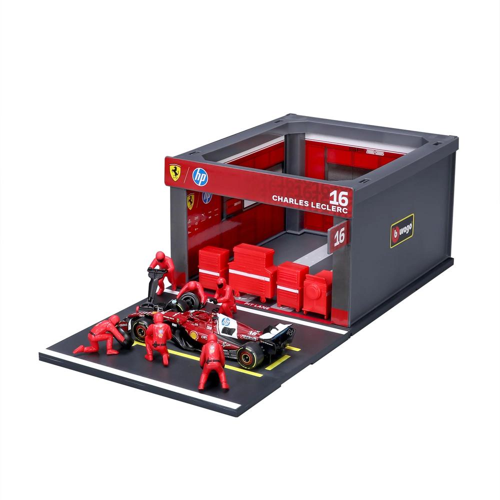 1:43 F1 Ferrari SF-25 2025 Pit Pass Diorama Leclerc_3