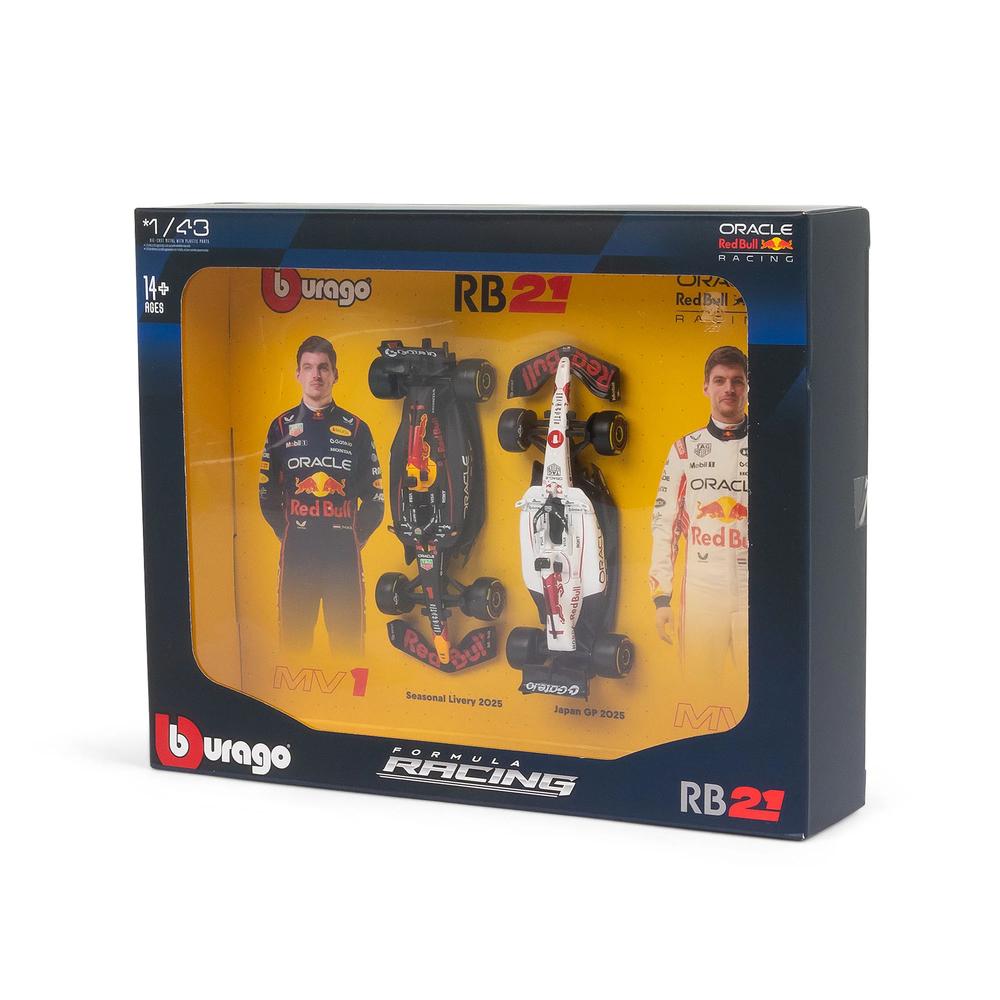1:43 F1 Red Bull Racing RB21 2025 Verstappen Driver Two Pack_1