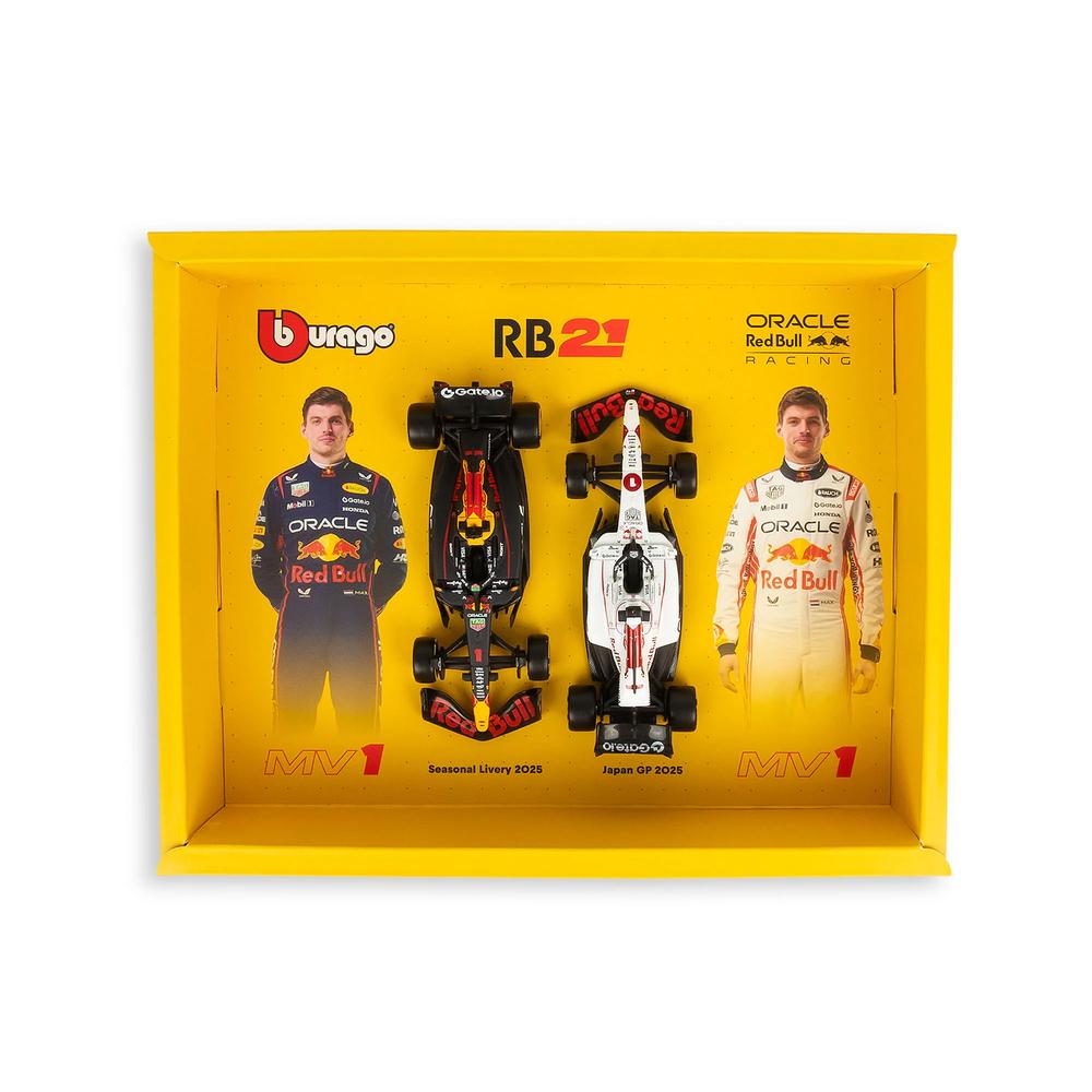 1:43 F1 Red Bull Racing RB21 2025 Verstappen Driver Two Pack_3