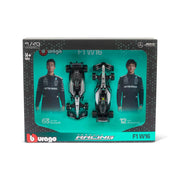 1:43 F1 Mercedes AMG W16 2025 Russell & Antonelli Team Two Pack