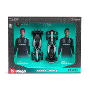 1:43 F1 Mercedes AMG W16 2025 Russell Driver Two Pack