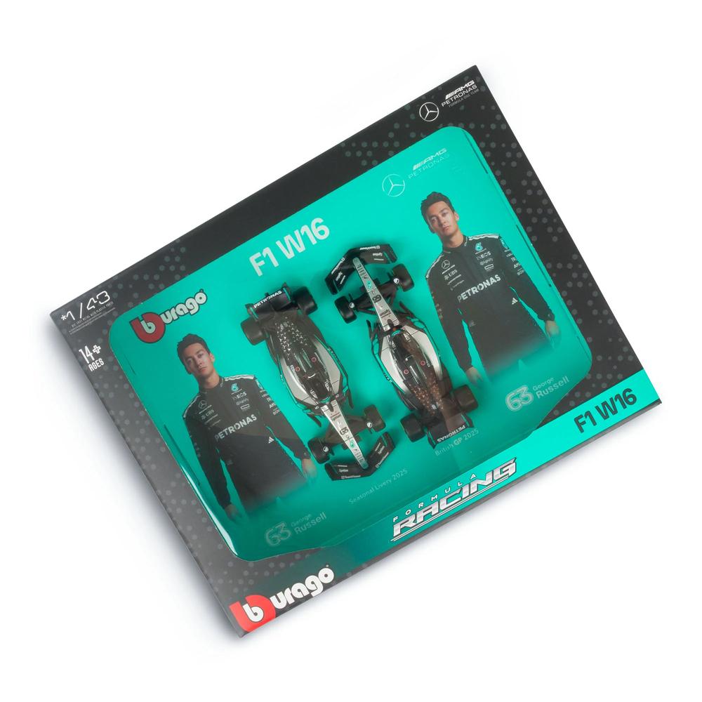 1:43 F1 Mercedes AMG W16 2025 Russell Driver Two Pack_5