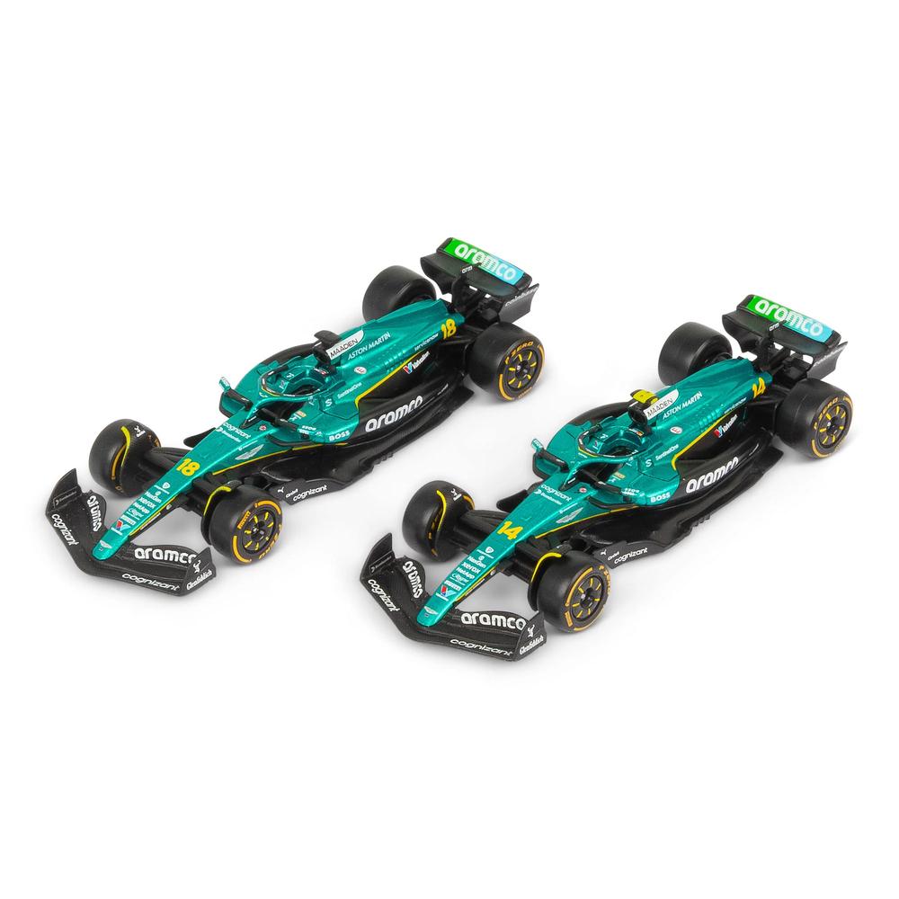1:43 F1 Aston Martin AMR25 2025 Alonso & Stroll Team Two Pack_3