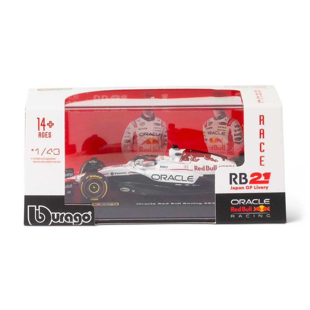1:43 F1 Red Bull Racing RB21 2025 Verstappen With Helmet Japan GP