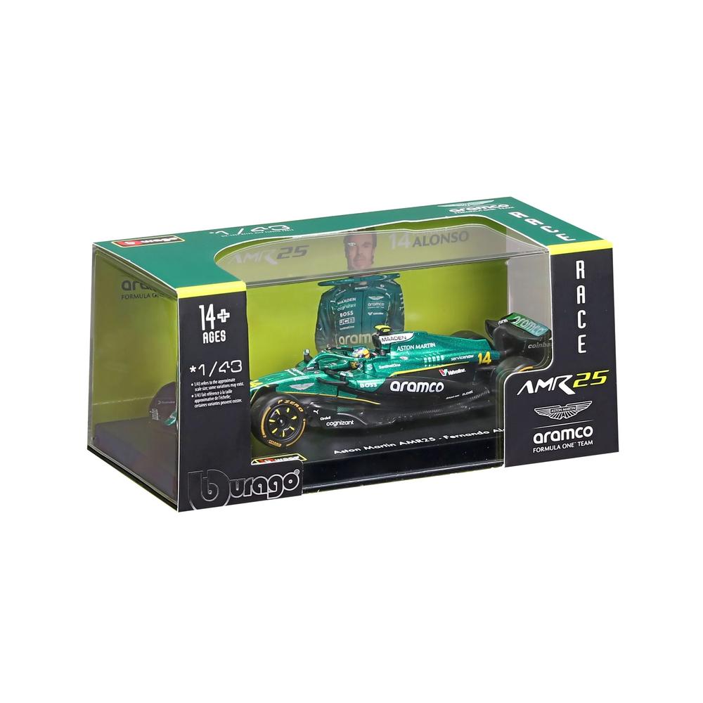 1:43 F1 Aston Martin AMR25 2025 Alonso With Helmet_7