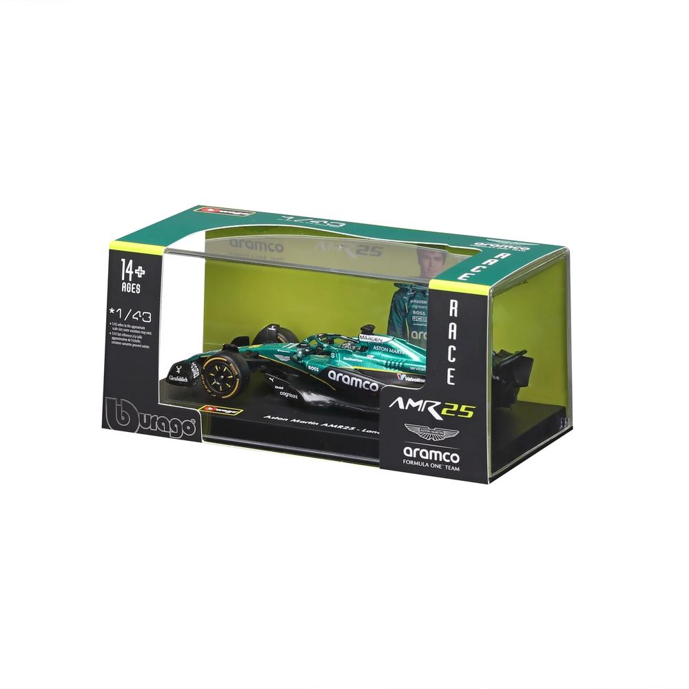 1:43 F1 Aston Martin AMR25 2025 Stroll With Helmet_7