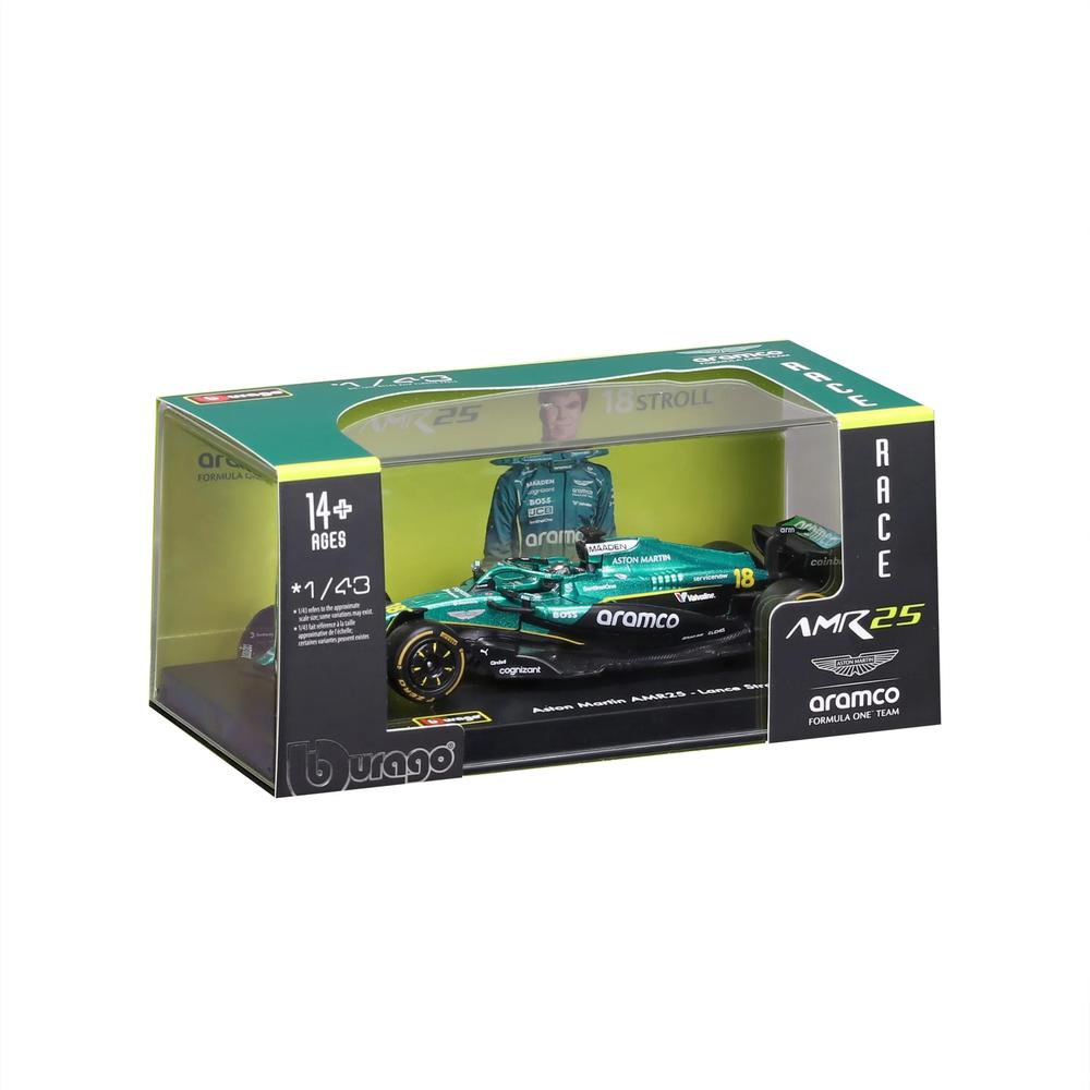 1:43 F1 Aston Martin AMR25 2025 Stroll With Helmet_8