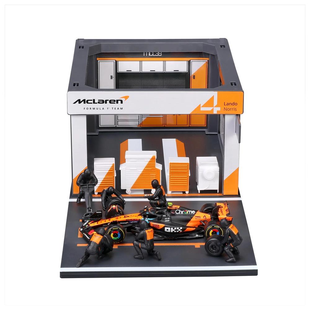 1:43 F1 Mclaren MCL39 2025 Pit Pass Diorama Norris