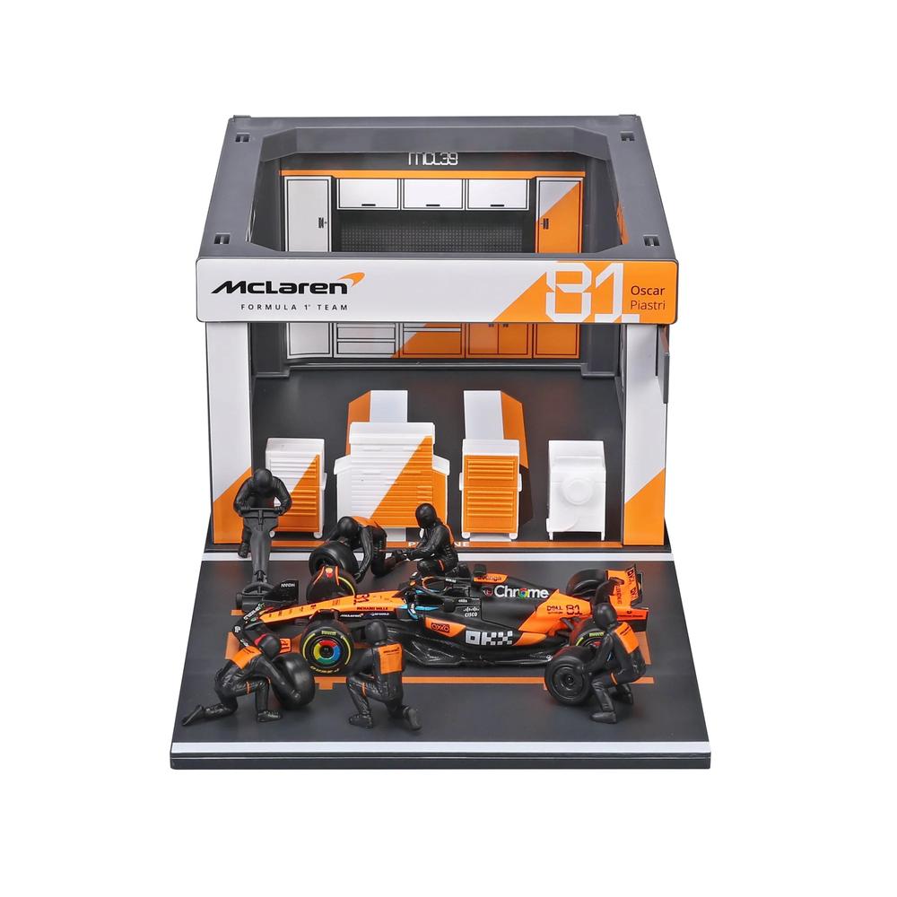 1:43 F1 Mclaren MCL39 2025 Pit Pass Diorama Piastri_1