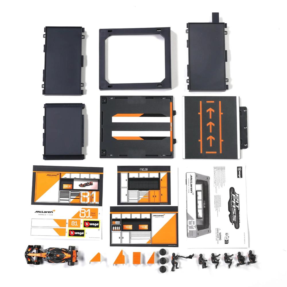 1:43 F1 Mclaren MCL39 2025 Pit Pass Diorama Piastri_2