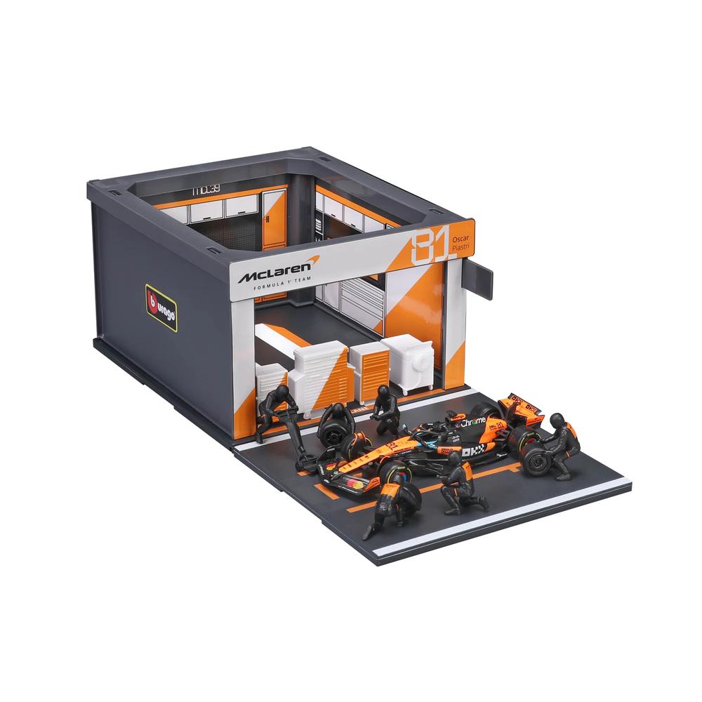 1:43 F1 Mclaren MCL39 2025 Pit Pass Diorama Piastri_4