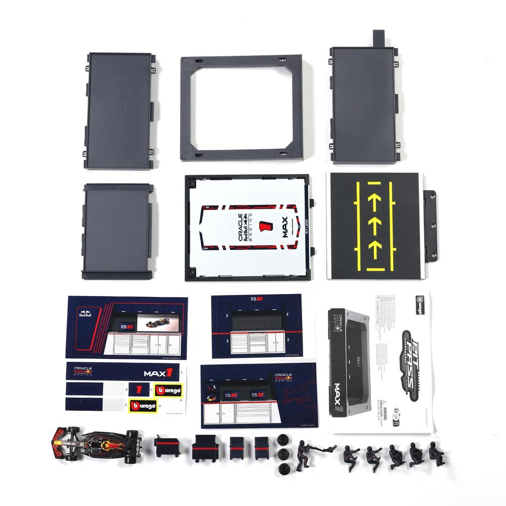 1:43 F1 Red Bull Racing RB21 2025 Pit Pass Diorama Verstappen_2
