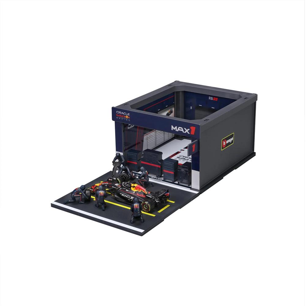1:43 F1 Red Bull Racing RB21 2025 Pit Pass Diorama Verstappen_4