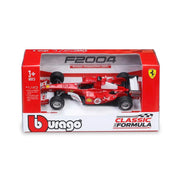 Bburago 1:43 F1 Ferrari F2004 Michael Schumacher 12 Piece Dispenser
