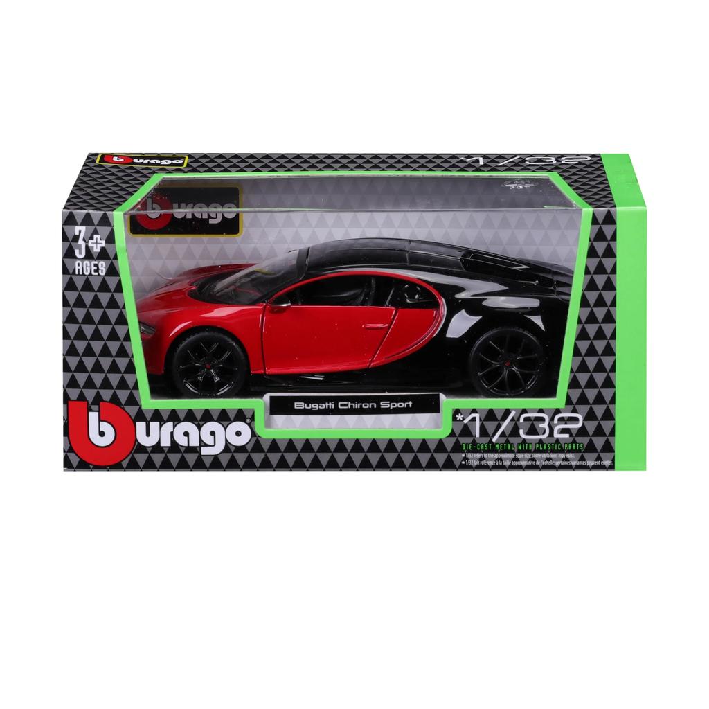 Bburago 1:32 Bugatti Chiron Sport Window Box