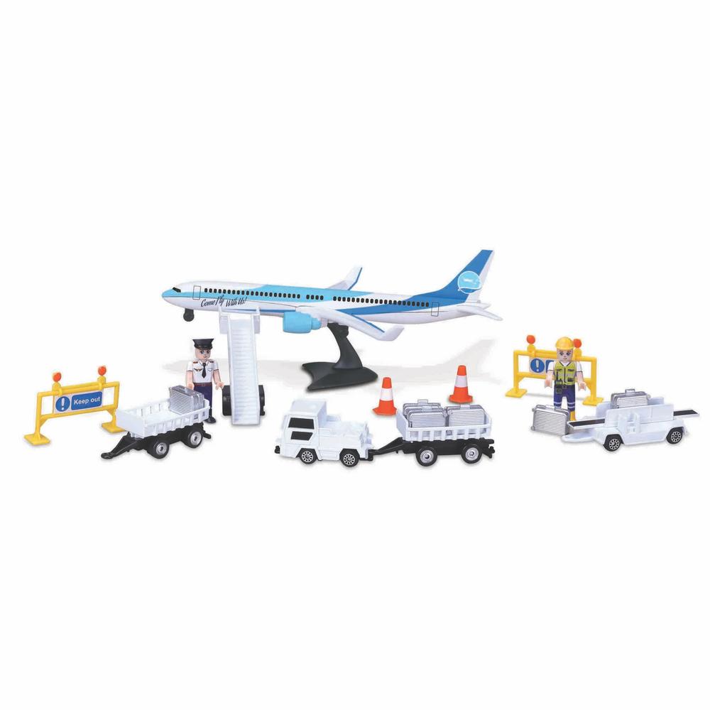 Fresh Metal Tailwinds Airplanes Airport Emergency Playset C