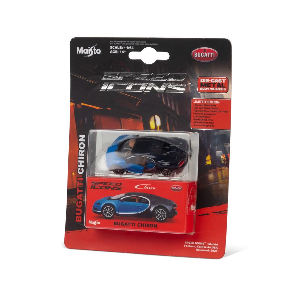 1:64 Speed Icon Bugatti Chiron Blue_3