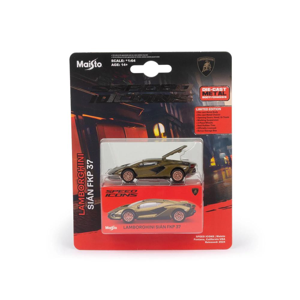 1:64 Speed Icon Lamborghini Sian FKP 37 Green_2