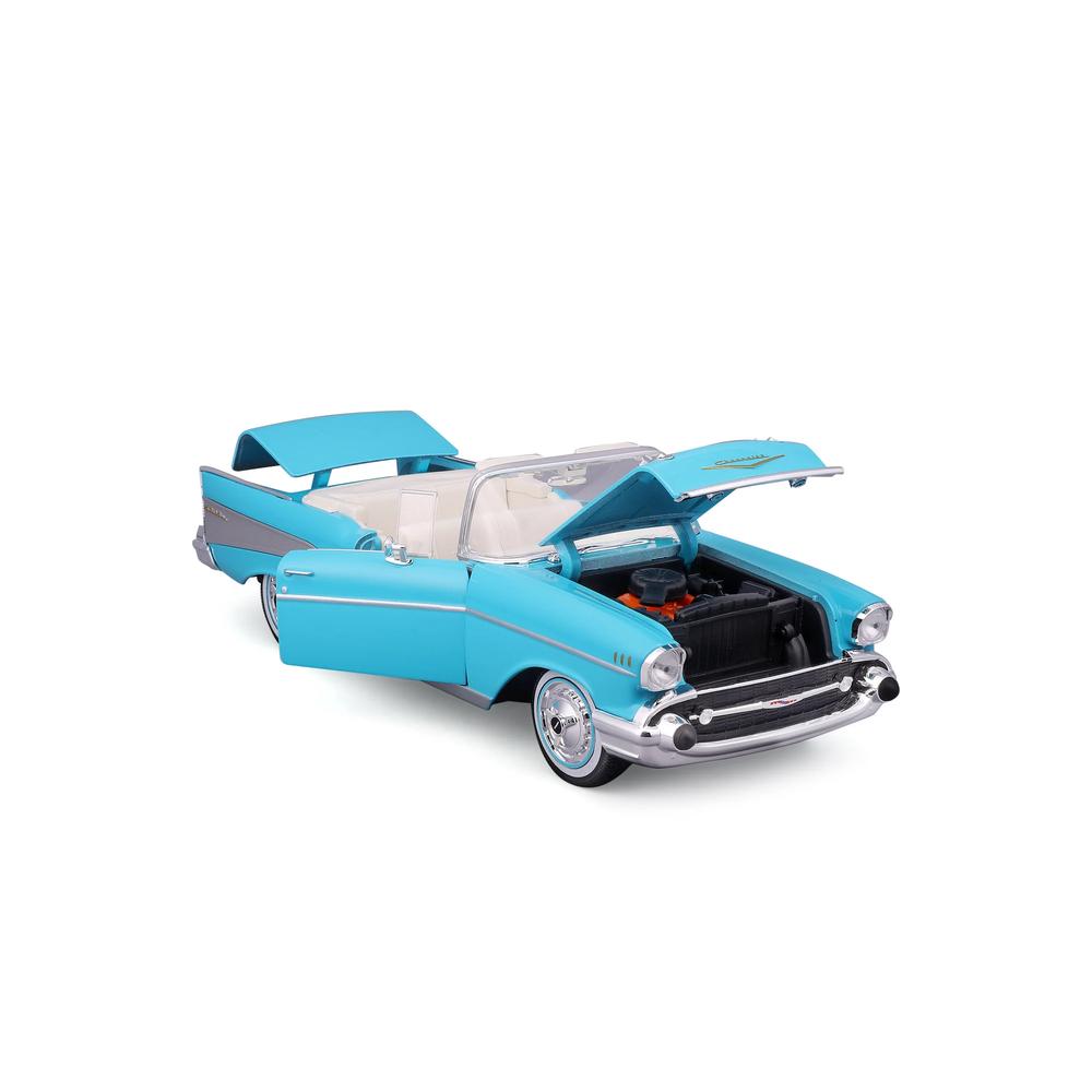 1:18 Chevrolet Bel Air Convertible Light Blue_5