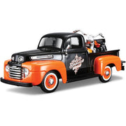 1:24 Harley Davidson Ford F-1 Pickup With Flh Duo Glide