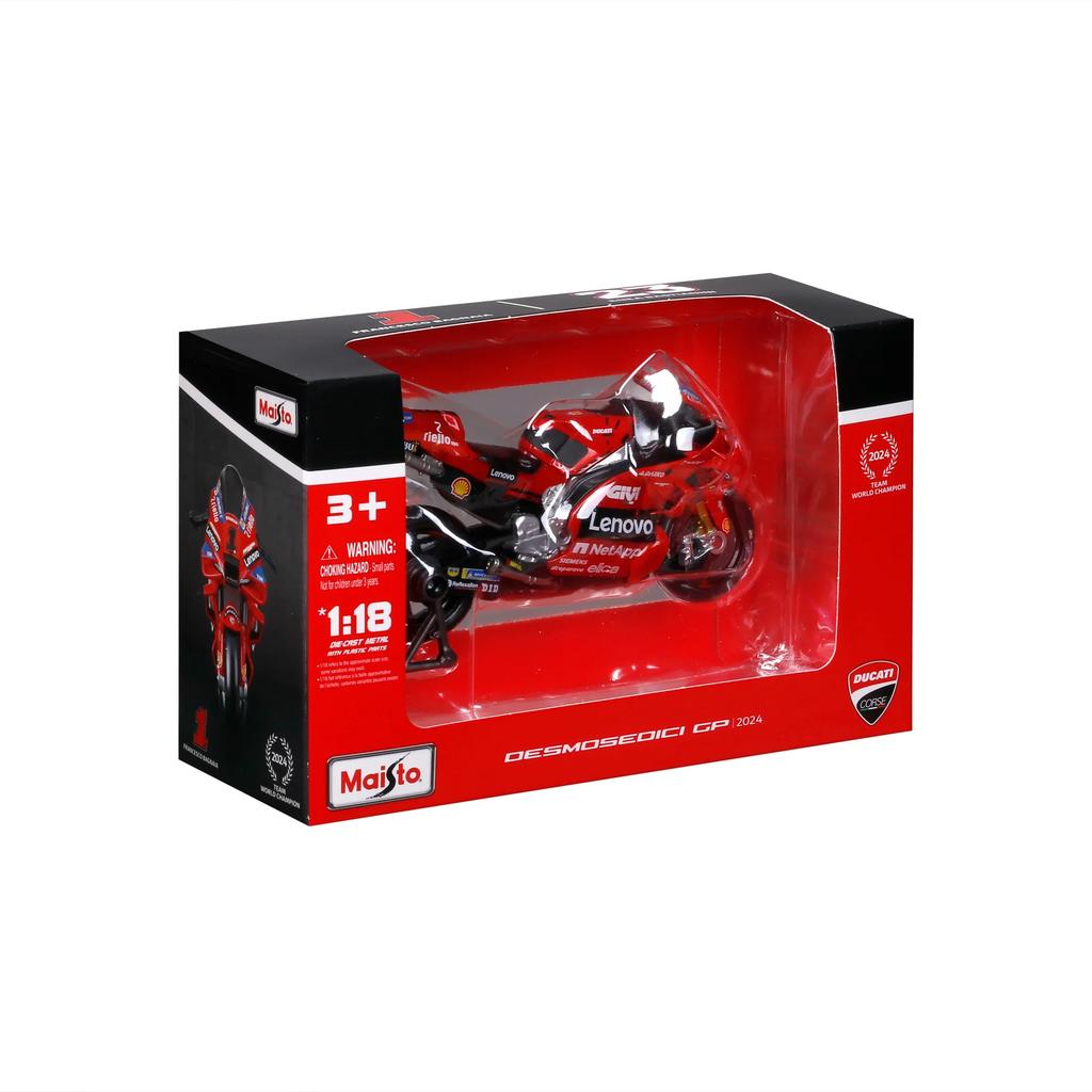 Maisto 1:18 Motorbike MotoGP Ducati Lenovo GP Racing 2024 #23 Bastianini