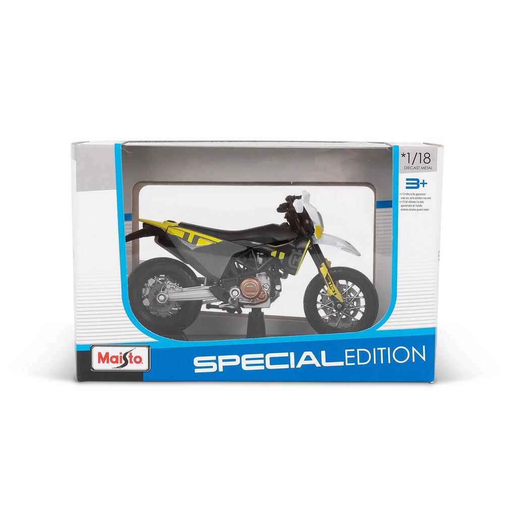 Maisto 1:18 Motorbike Husqvarna 701 Supermoto