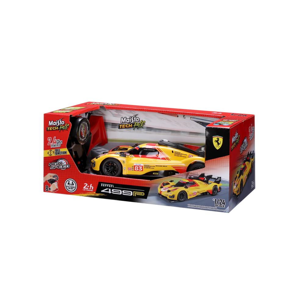 1:24 Premium RC Ferrari 499P 2.4Ghz Yellow_6