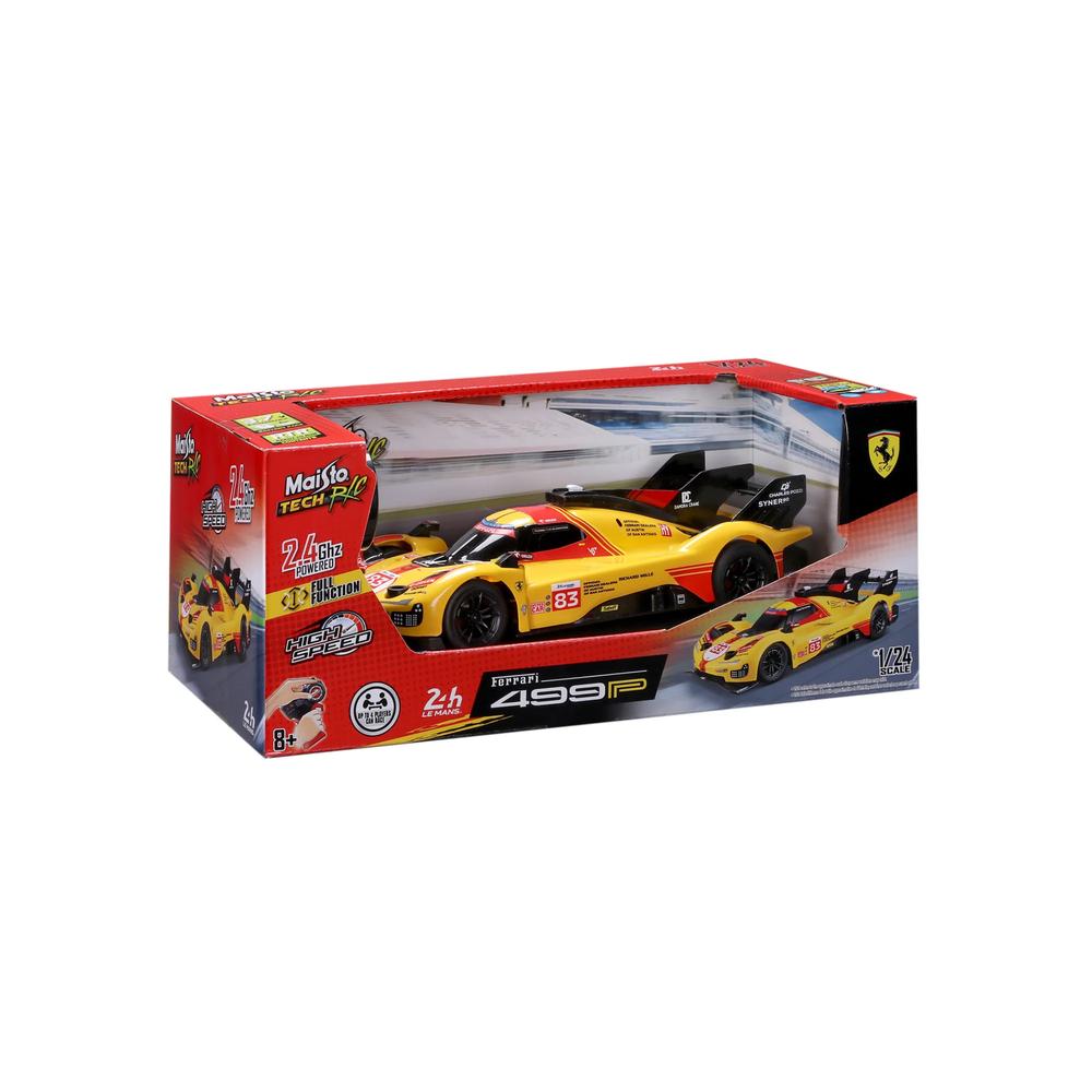 1:24 Premium RC Ferrari 499P 2.4Ghz Yellow_7