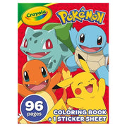 Crayola Pokemon 96 page Colouring Book