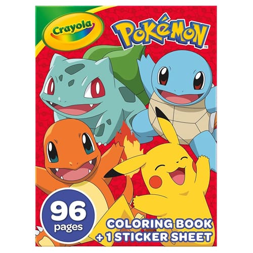 Crayola Pokemon 96 page Colouring Book