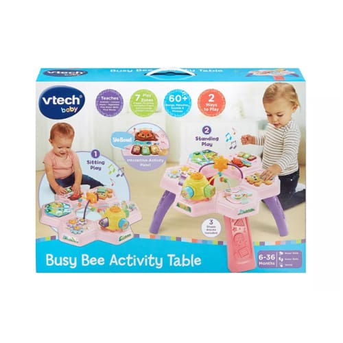 Busy Bee Activity Table Pink