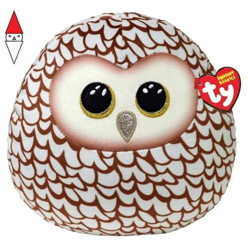 TY Whoolie Owl Squishy Beanie Med