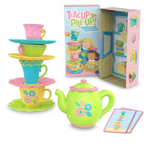 Teacup Pile-Up! Relay Game