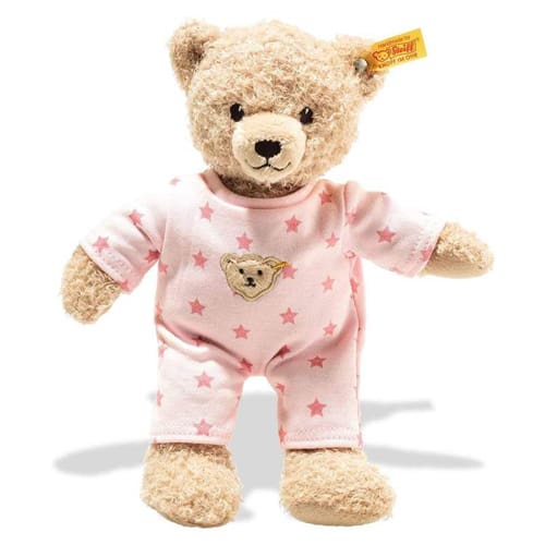 Teddy and Me Teddy bear girl baby with pyjama - beige/pink