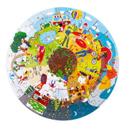 The Four Seasons Circular Floor Puzzle