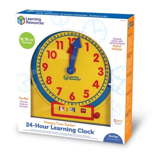 The Primary Time Teacher - 24-Hour Front of Class Learning Clock