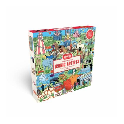 The Story of Iconic Artists Puzzle (500 Pieces)
