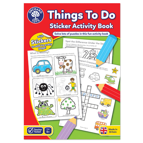 Things To Do Activity Book