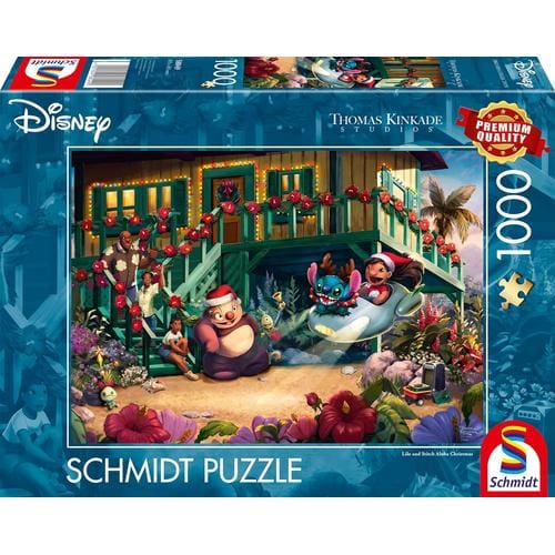 Thomas Kinakde: Disney Lilo and Stitch Aloha Christmas (1000 Pieces)
