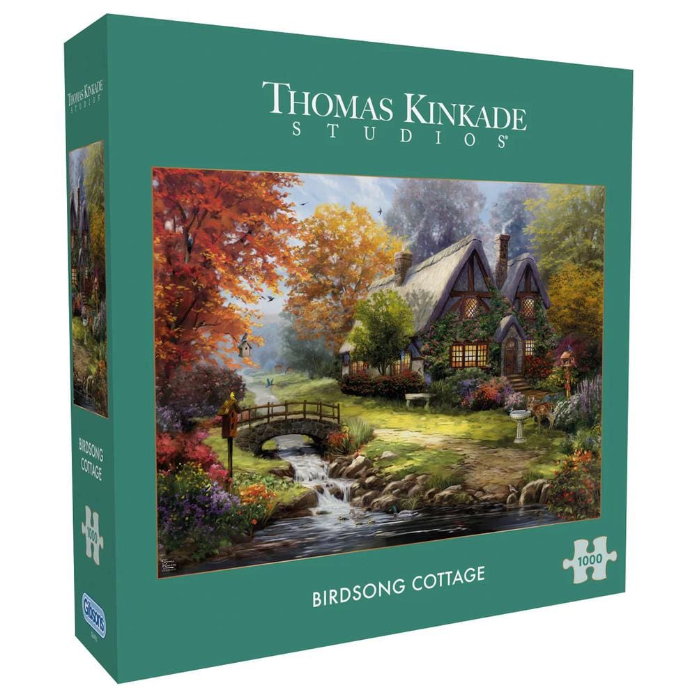 Thomas Kinkade: Birdsong Cottage 1000 Piece Puzzle