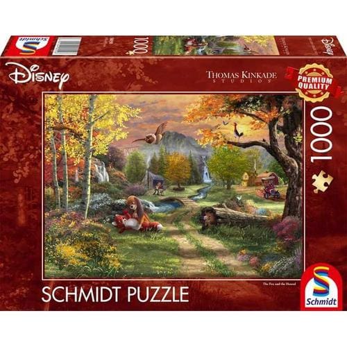 Thomas Kinkade: Disney The Fox and the Hound (1000 Pieces)