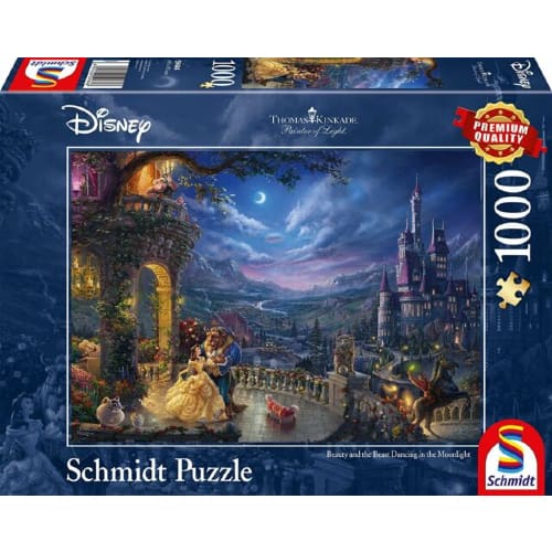 Thomas Kinkade_ Disney - The Beauty &amp; The Beast (1000Pc)