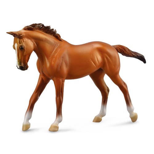 Thoroughbred Mare Chestnut Deluxe 1:12 Scale