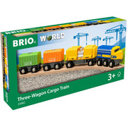 Three Wagon Cargo Train