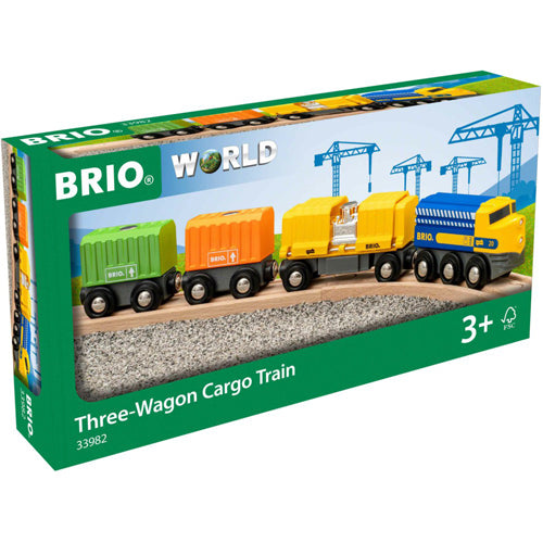 Three Wagon Cargo Train