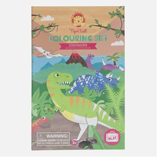 Tiger Tribe Colouring Set: Dinosaur