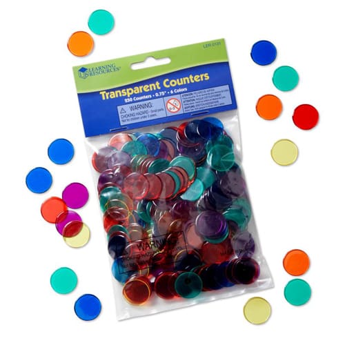 Transparent Counters (Set of 250)
