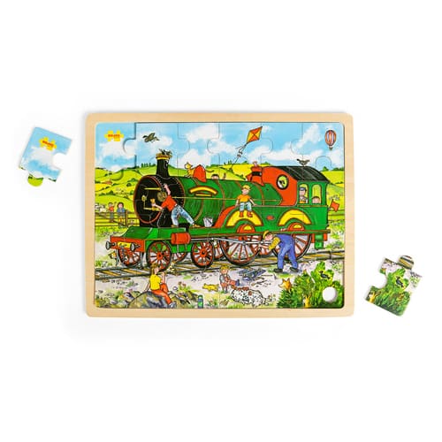 Tray Puzzle - Train
